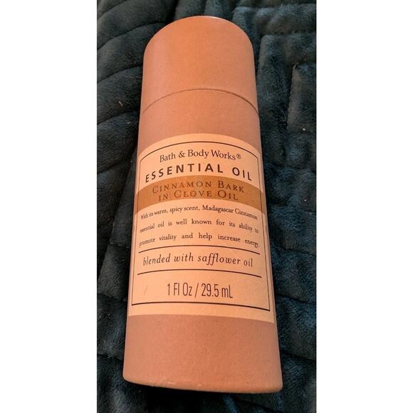 RETIRED Bath Body Works Cinnamon Bark in Clove Oil 1 Oz Aromatherapy Dropper NEW
